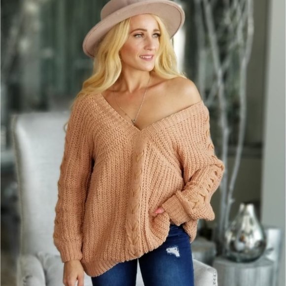 MODA ME COUTURE Sweaters - EUNICE Ultra Soft Sweater - Clay
